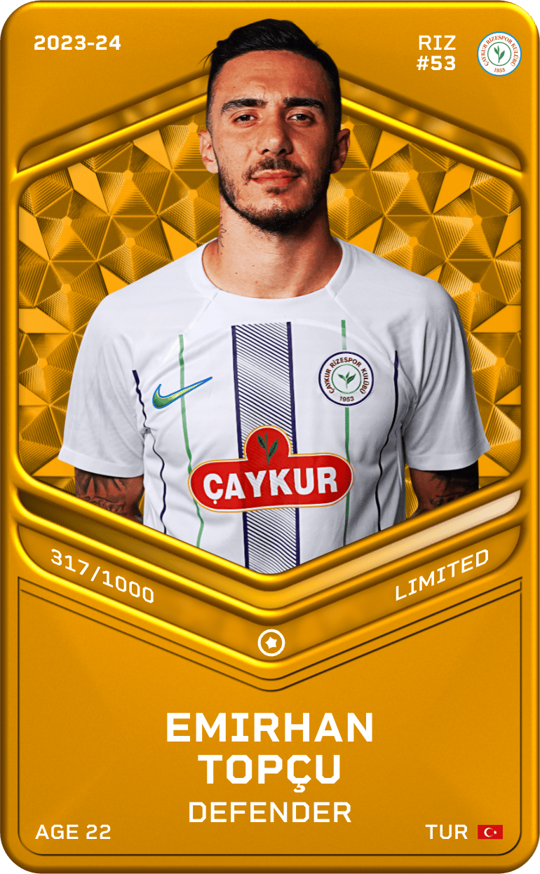 Emirhan Topçu 2023-24 • Limited 317/1000