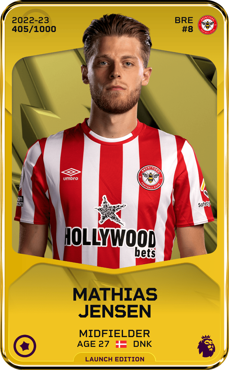 Mathias Jensen 2022-23 • Limited 405/1000