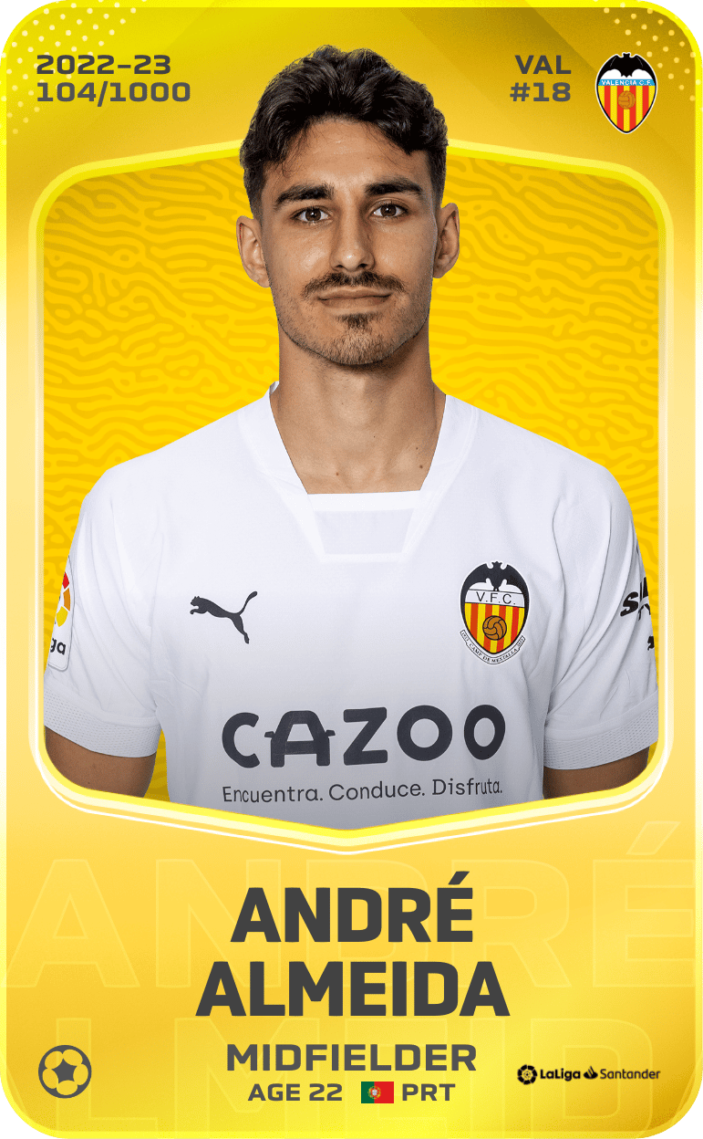 André Almeida 2022-23 • Limited 104/1000
