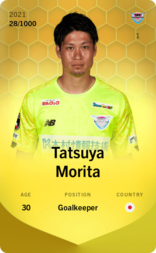 Tatsuya Morita 2021-22 • Limited 28/1000