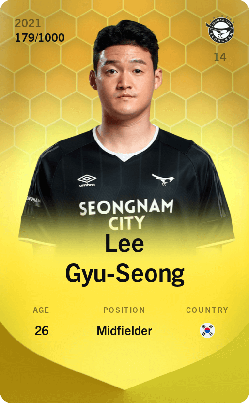 Lee Gyu-Seong 2021-22 • Limited 179/1000