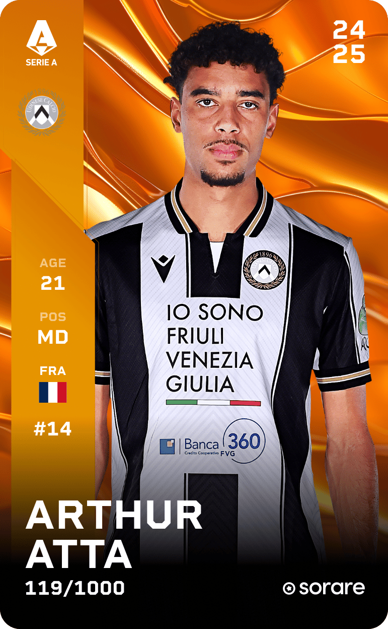 Arthur Atta 2024-25 • Limited 119/1000