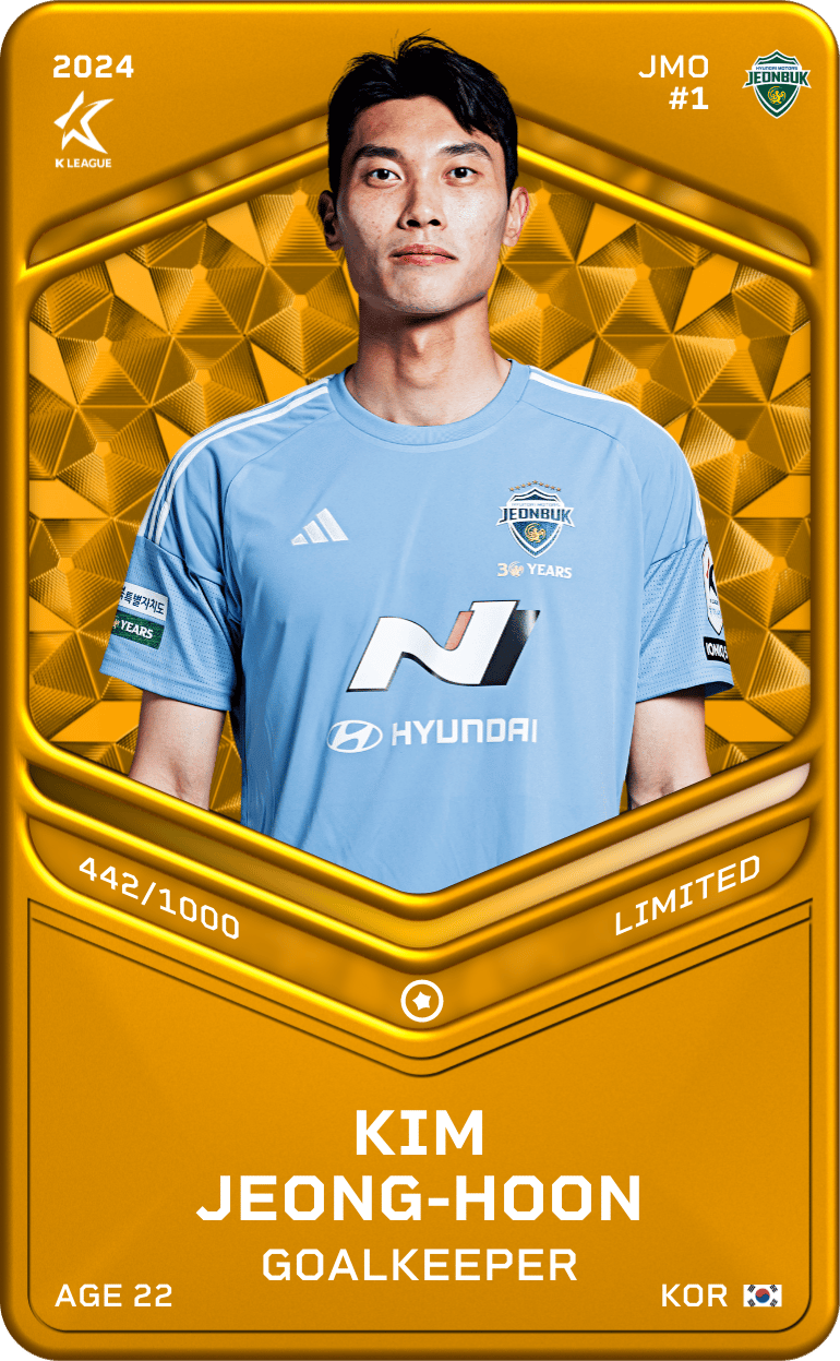 Kim Jeong-Hoon 2024-25 • Limited 442/1000