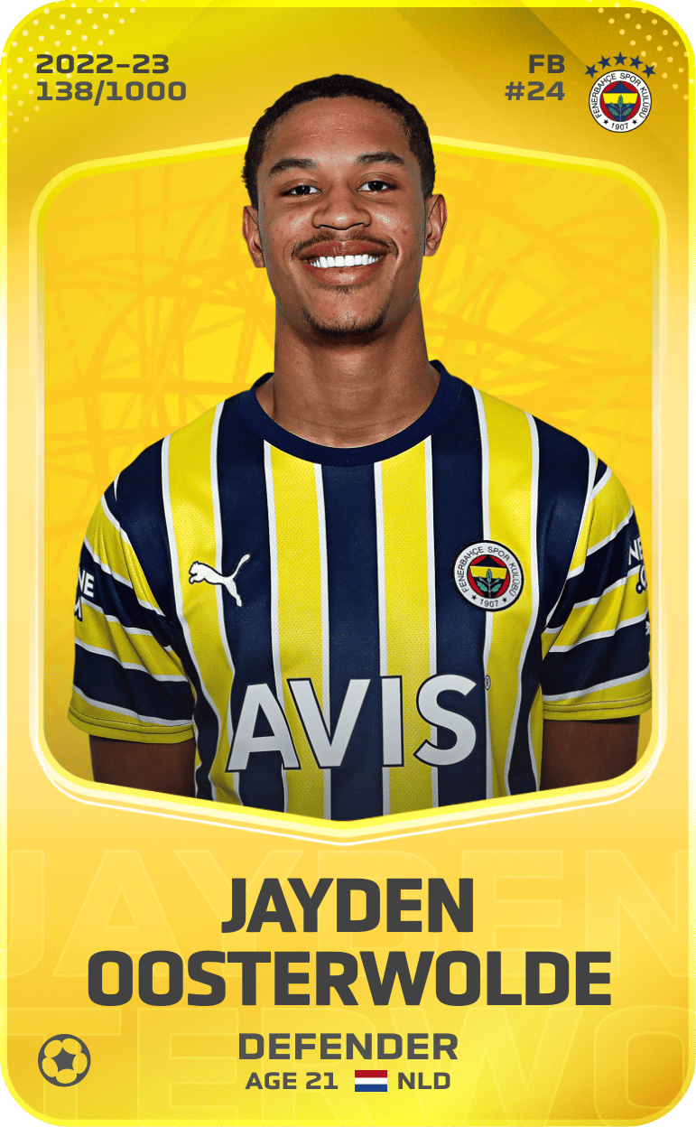 Jayden Oosterwolde 2022-23 • Limited 138/1000