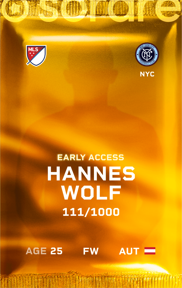 Hannes Wolf 2025-26 • Limited 111/1000