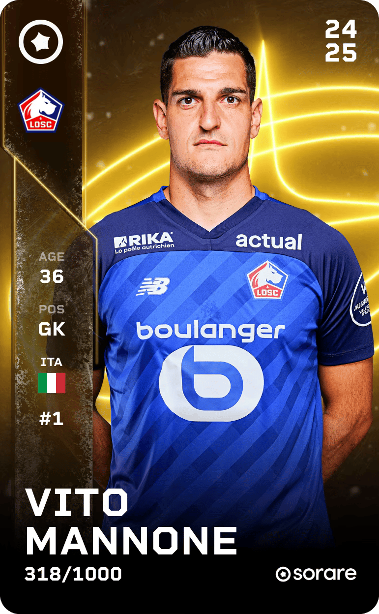 Vito Mannone 2024-25 • Limited 318/1000