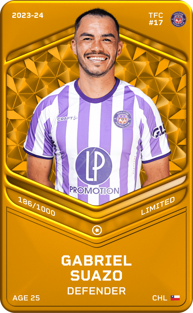 Gabriel Suazo 2023-24 • Limited 186/1000
