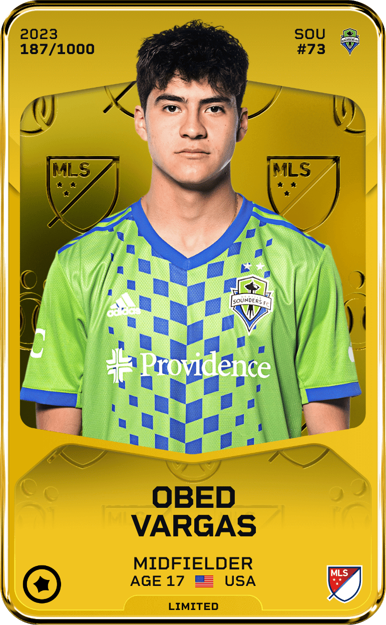 Obed Vargas 2023-24 • Limited 187/1000