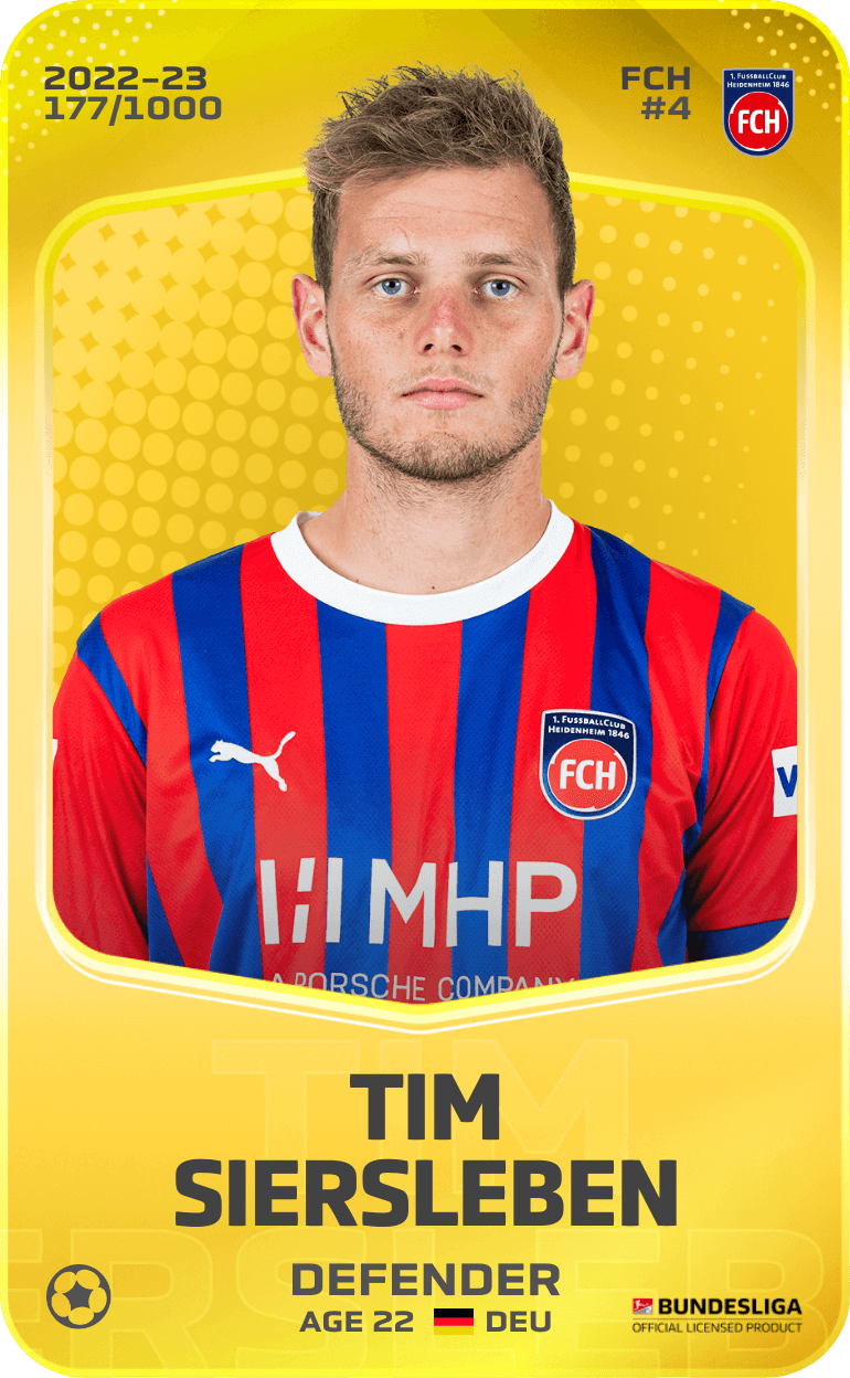 Tim Siersleben 2022-23 • Limited 177/1000