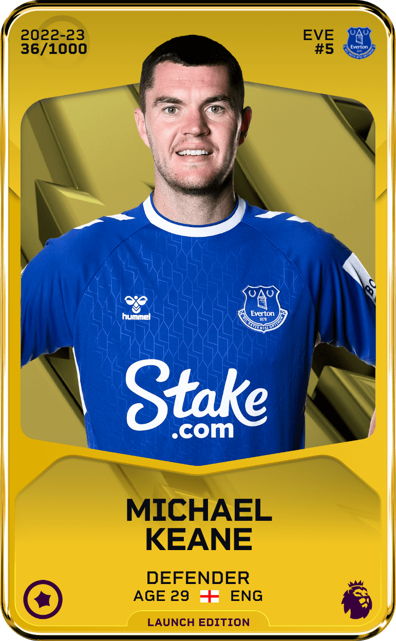 Michael Keane 2022-23 • Limited 36/1000