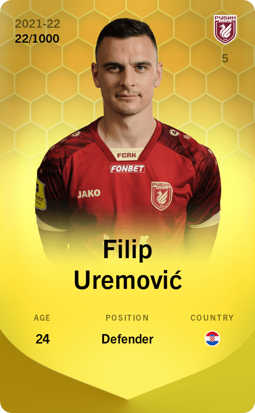 Filip Uremović 2021-22 • Limited 22/1000