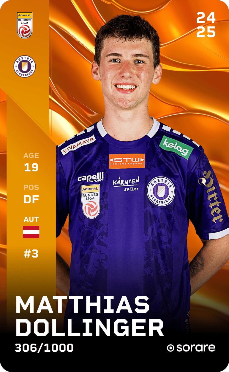 Matthias Dollinger 2024-25 • Limited 306/1000