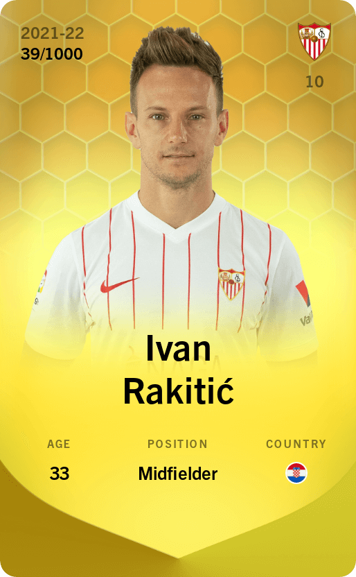 Ivan Rakitić 2021-22 • Limited 39/1000