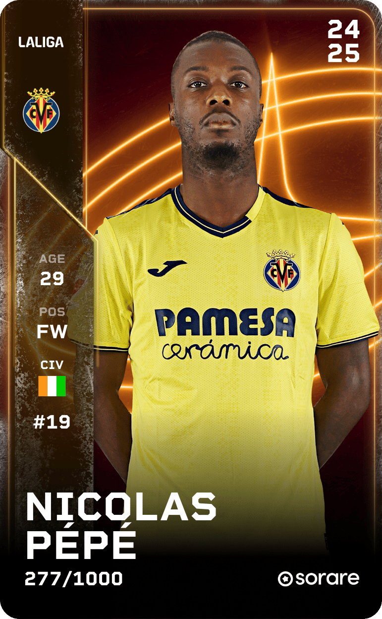 Nicolas Pépé 2024-25 • Limited 277/1000
