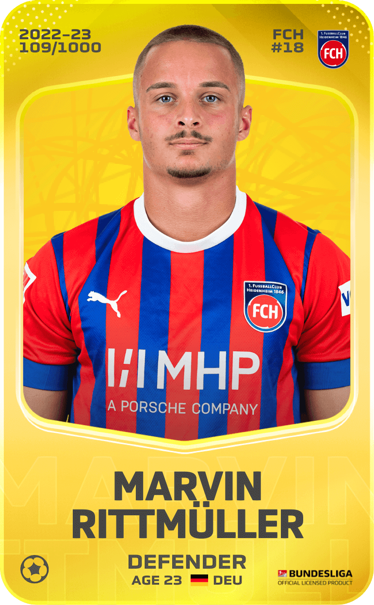 Marvin Rittmüller 2022-23 • Limited 109/1000