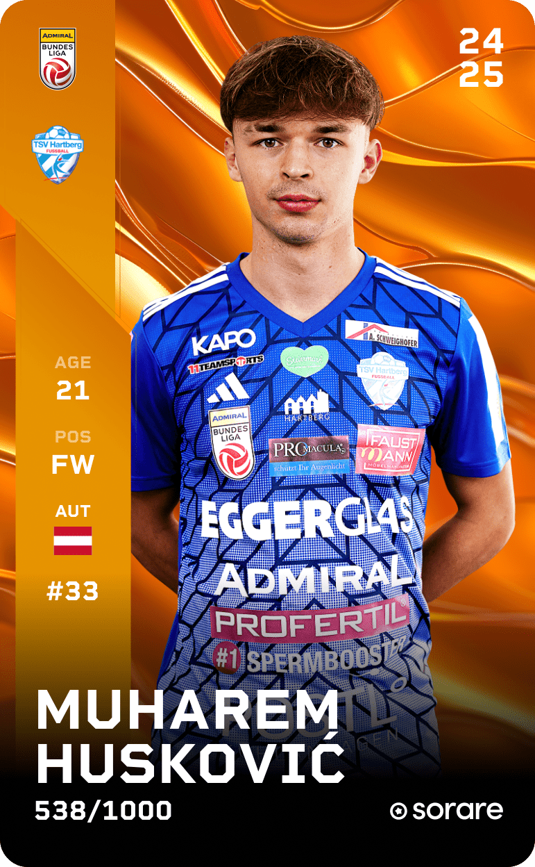 Muharem Huskovic 2024-25 • Limited 538/1000