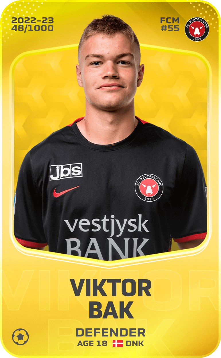 Viktor Bak 2022-23 • Limited 48/1000