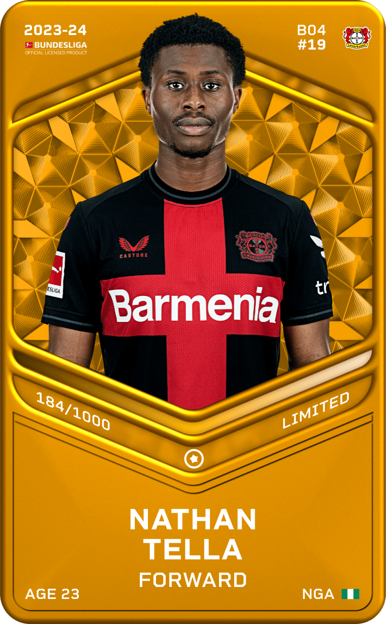 Nathan Tella 2023-24 • Limited 184/1000