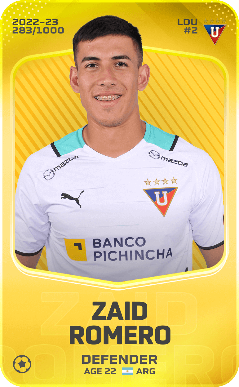 Zaid Romero 2022-23 • Limited 283/1000