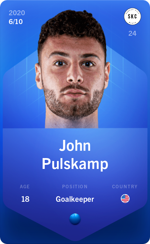 Sorare - Sorare Official - John Pulskamp 2020-21 • Super Rare 6/10 - NFT # 8917227965318297651644078873769787539804086591665879367543858174946110783752