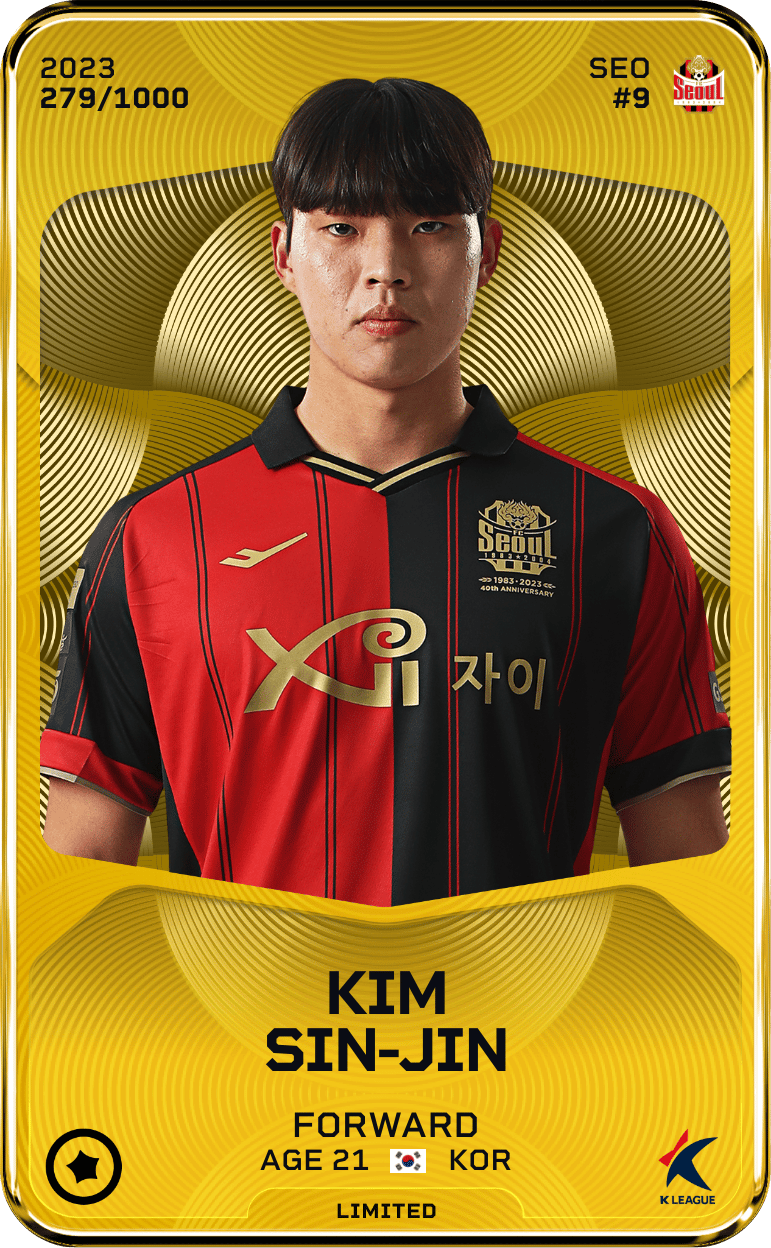 Kim Sin-Jin 2023-24 • Limited 279/1000