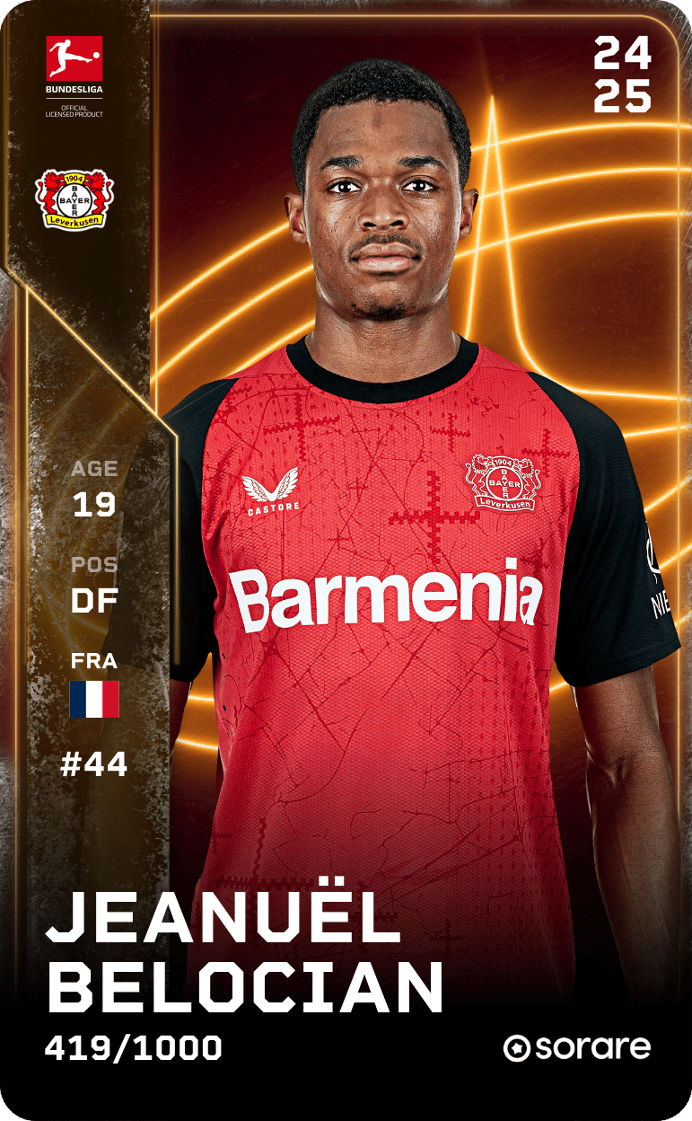 Jeanuël Belocian 2024-25 • Limited 419/1000
