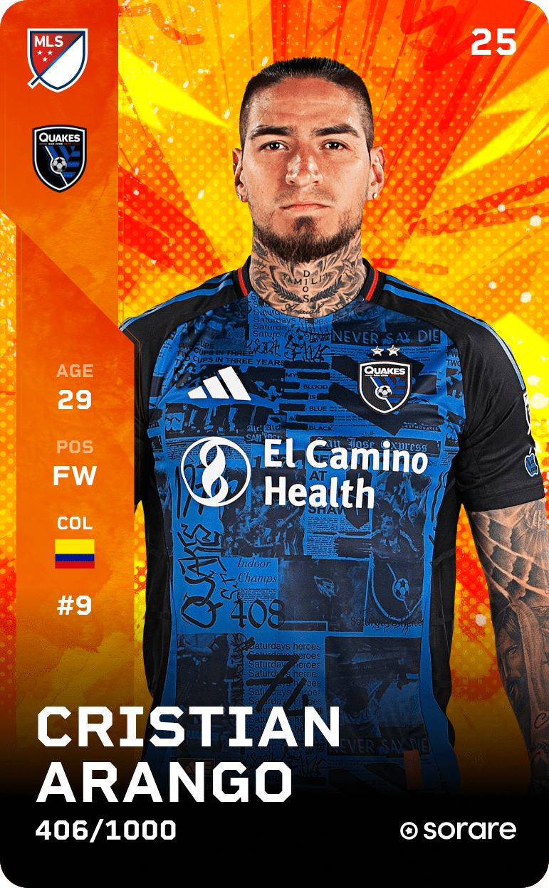 Cristian Arango 2025-26 • Limited 406/1000