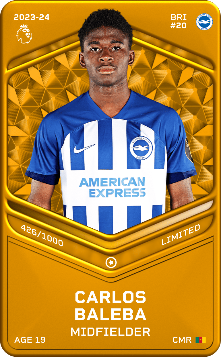 Carlos Baleba 2023-24 • Limited 426/1000