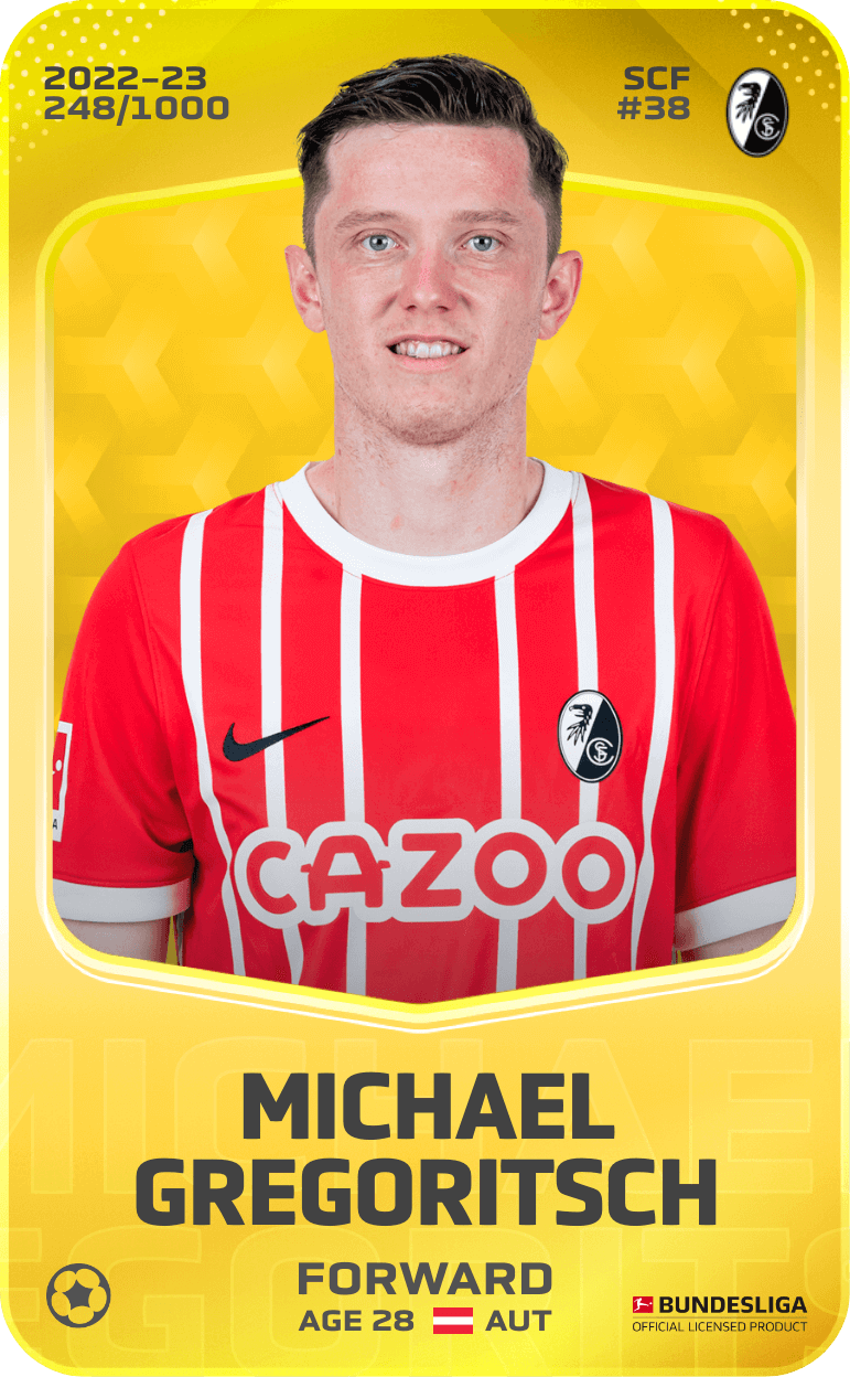 Michael Gregoritsch 2022-23 • Limited 248/1000