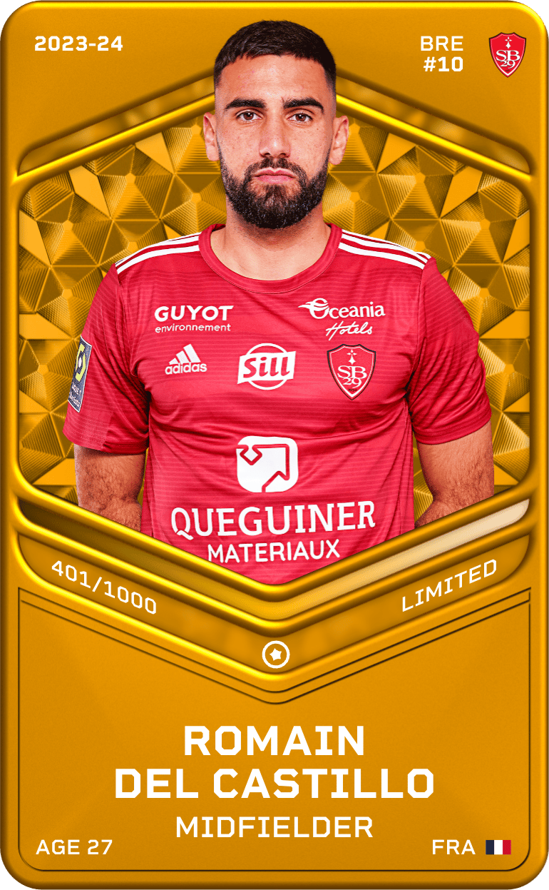 Romain Del Castillo 2023-24 • Limited 401/1000