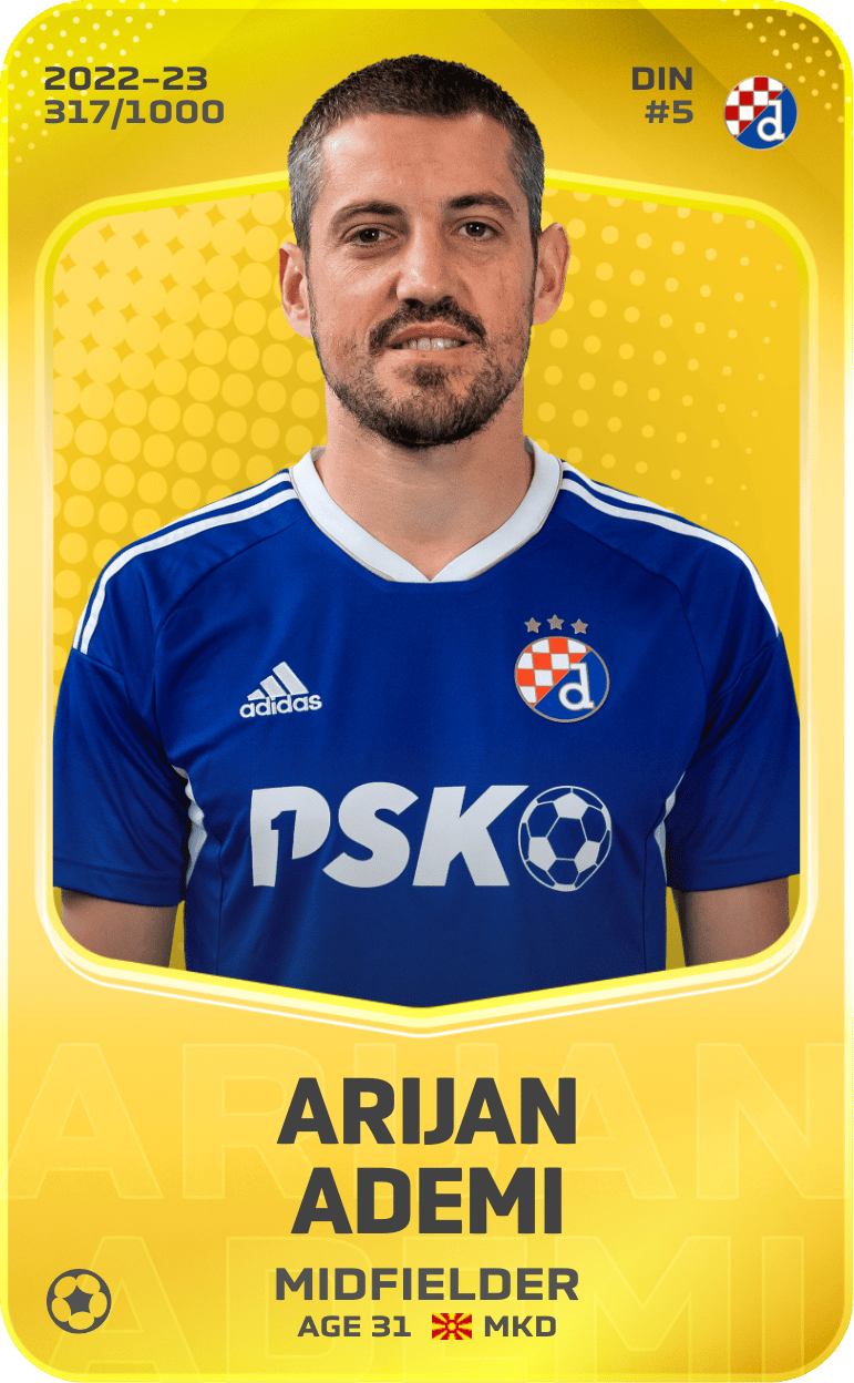 Arijan Ademi 2022-23 • Limited 317/1000