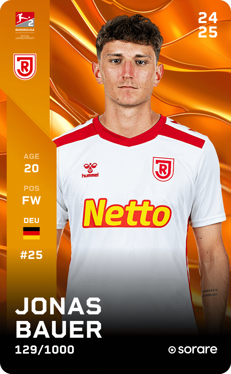 Jonas Bauer 2024-25 • Limited 129/1000