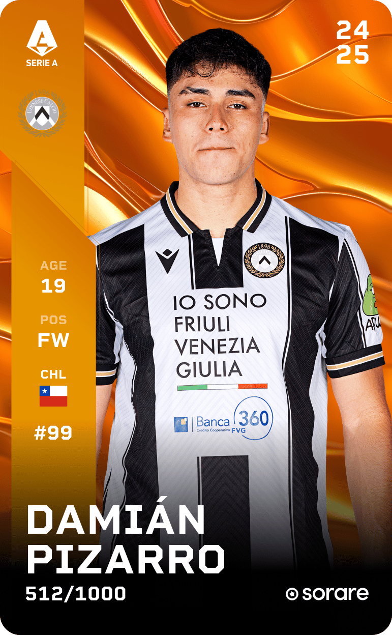 Damián Pizarro 2024-25 • Limited 512/1000