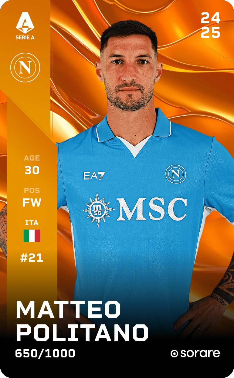 Matteo Politano 2024-25 • Limited 650/1000