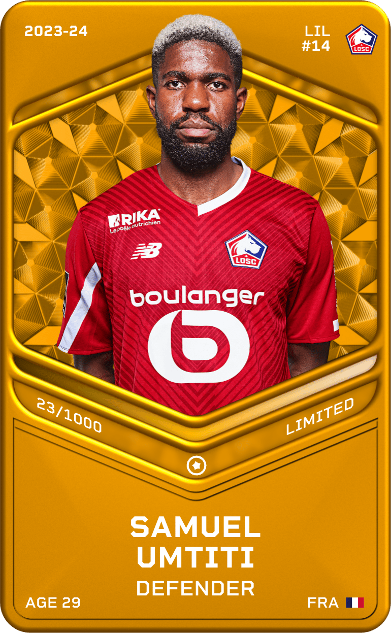 Samuel Umtiti 2023-24 • Limited 23/1000