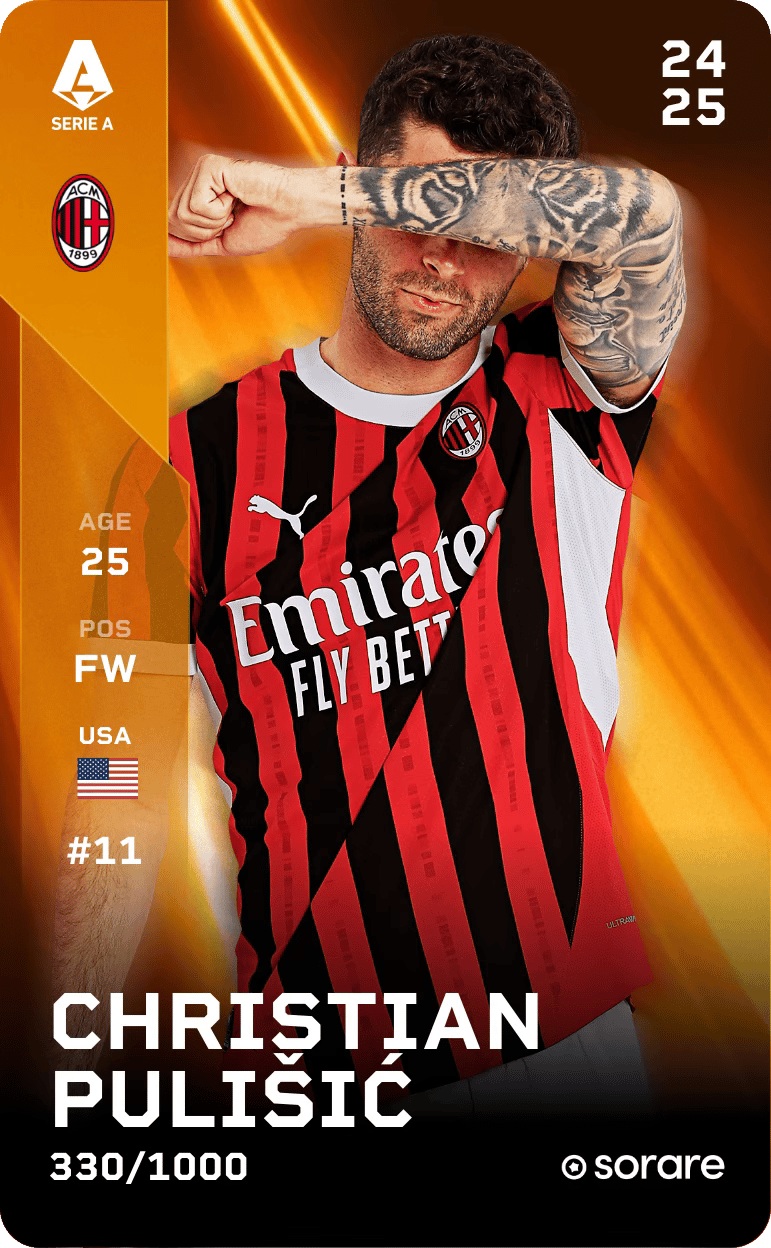 Christian Pulišić 2024-25 • Limited 330/1000