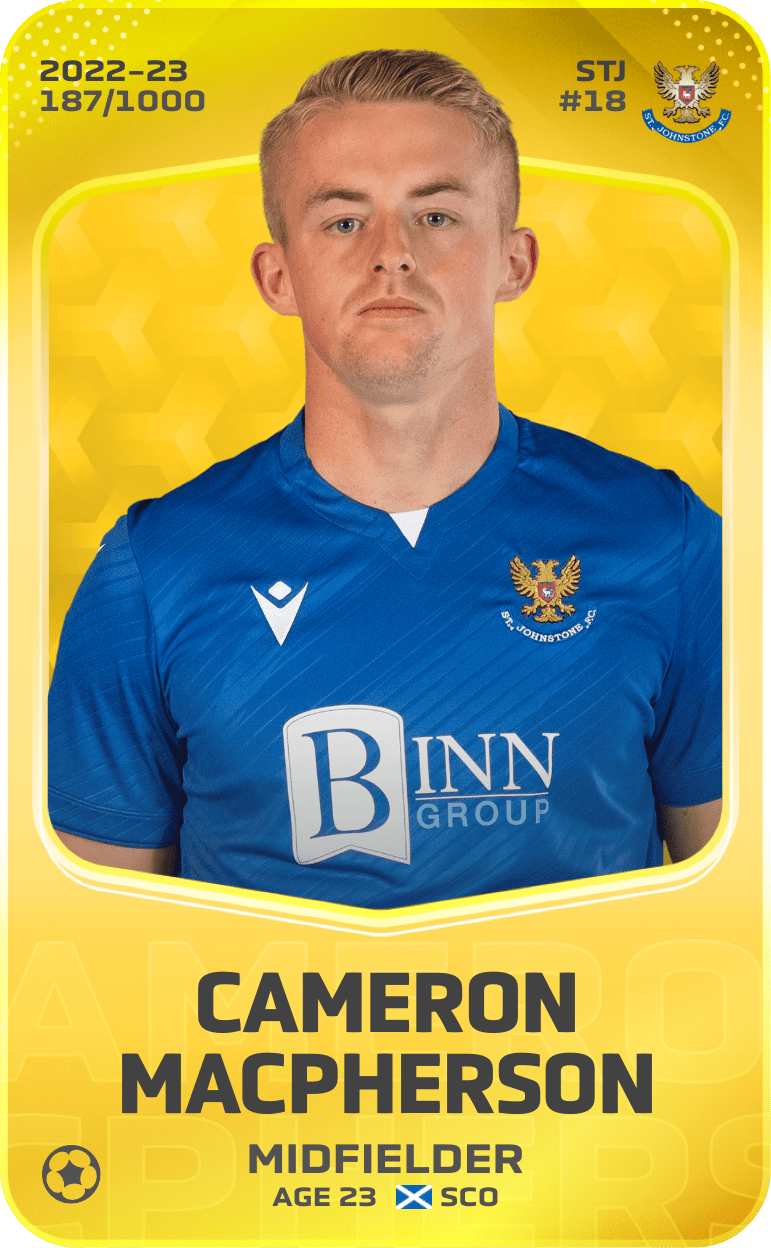 Cameron MacPherson 2022-23 • Limited 187/1000