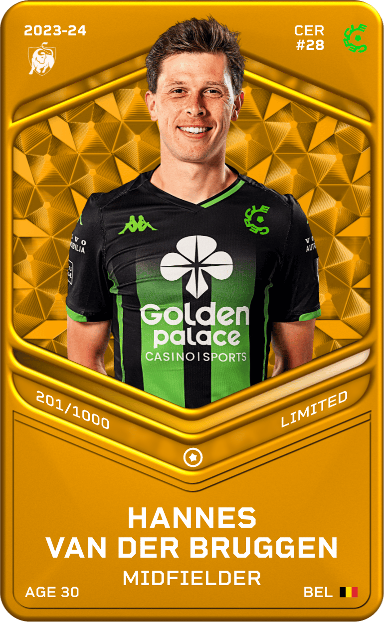 Hannes Van der Bruggen 2023-24 • Limited 201/1000