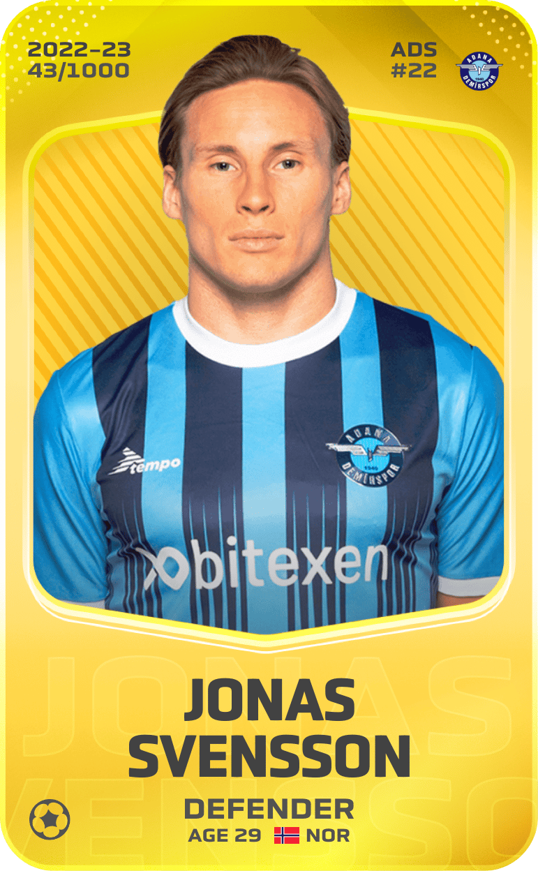 Jonas Svensson 2022-23 • Limited 43/1000