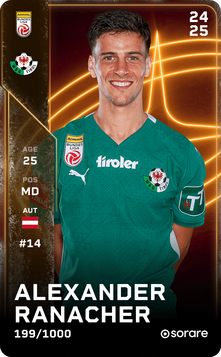 Alexander Ranacher 2024-25 • Limited 199/1000