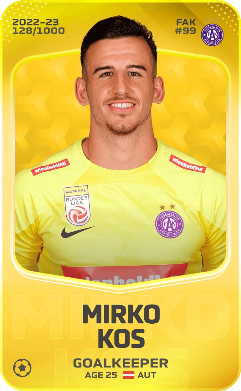 Mirko Kos 2022-23 • Limited 128/1000