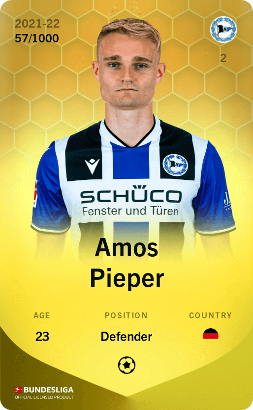 Amos Pieper 2021-22 • Limited 57/1000