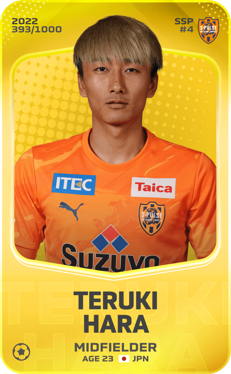 Teruki Hara 2022-23 • Limited 393/1000