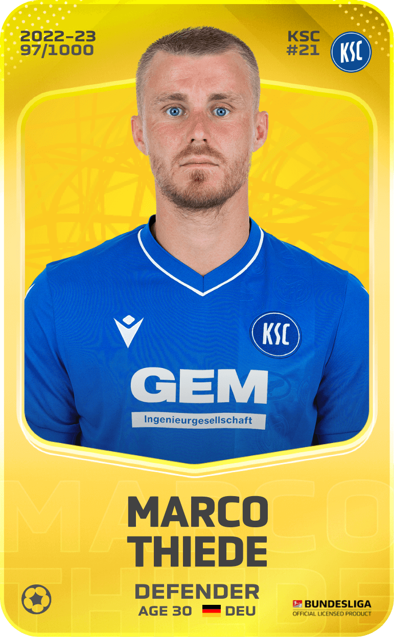 Marco Thiede 2022-23 • Limited 97/1000