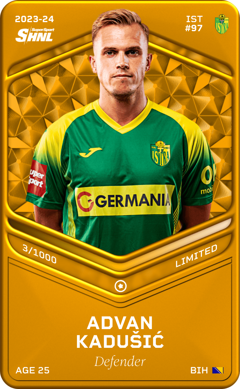 Advan Kadušić 2023-24 • Limited 3/1000