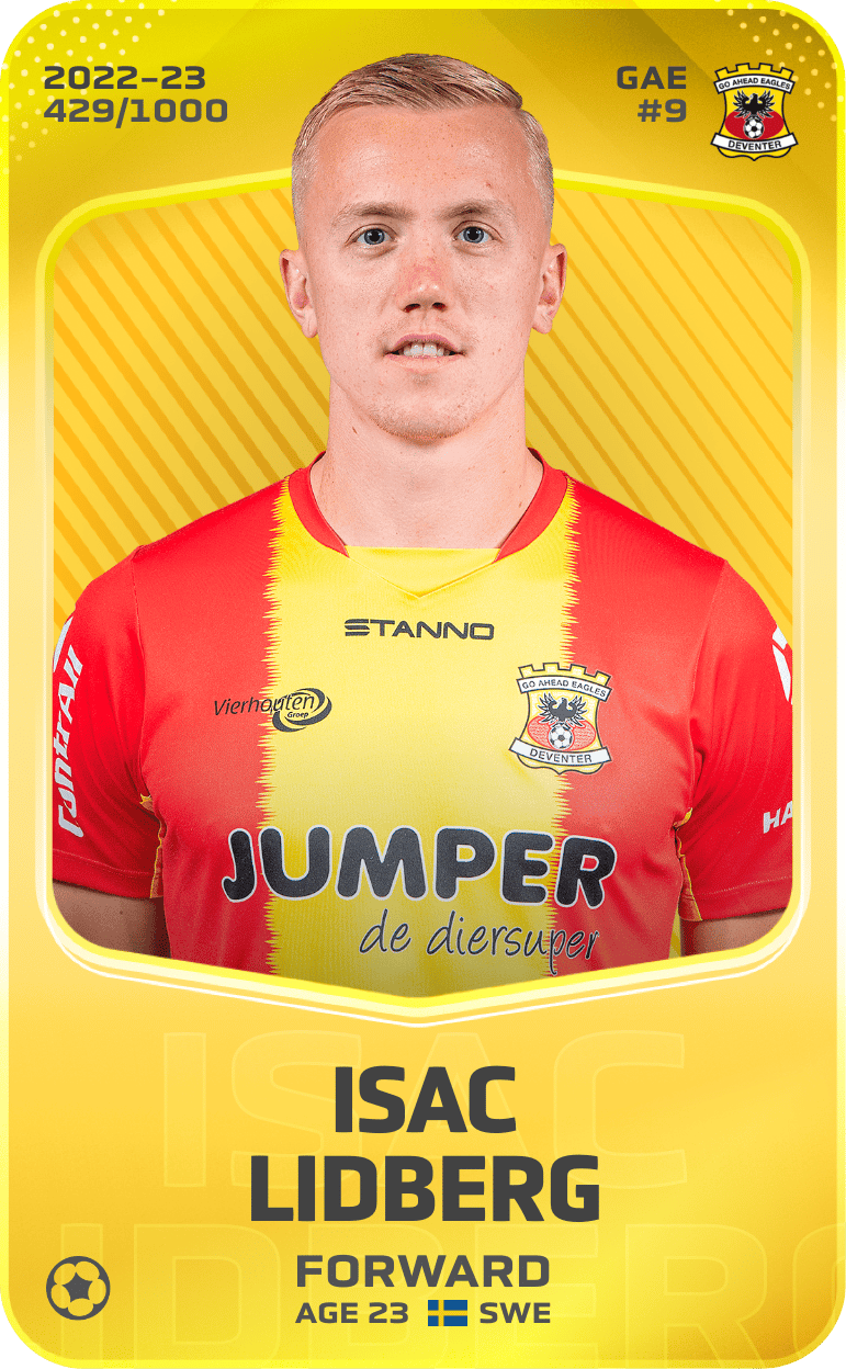 Isac Lidberg 2022-23 • Limited 429/1000