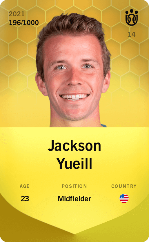 Jackson Yueill 2021-22 • Limited 196/1000