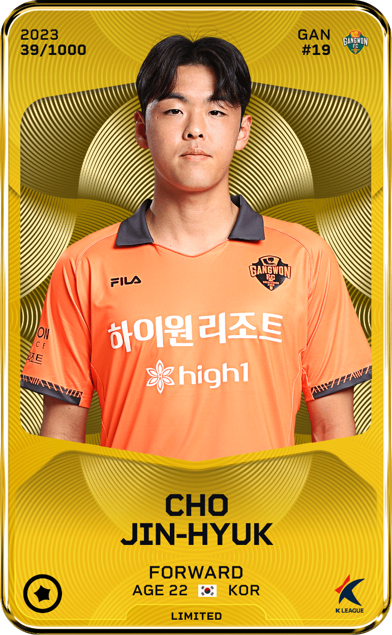 Cho Jin-Hyuk 2023-24 • Limited 39/1000