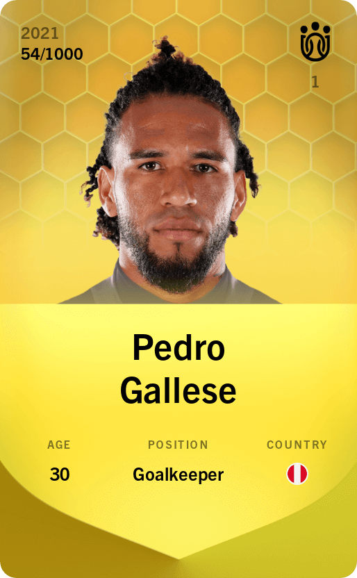 Pedro Gallese 2021-22 • Limited 54/1000