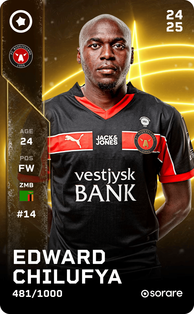 Edward Chilufya 2024-25 • Limited 481/1000